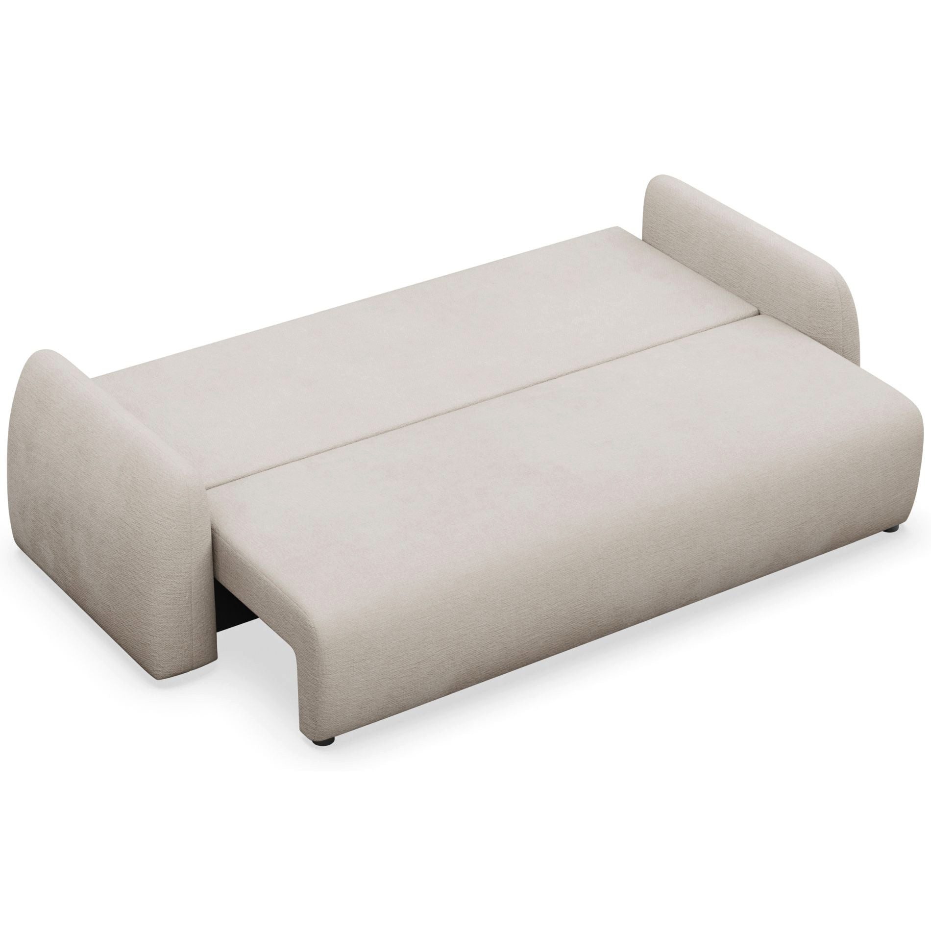 Selsey Schlafsofa NUBELLE, 3-Sitzer Schlafsofa mit Bettkasten & Chenille-Bezug, 244 cm