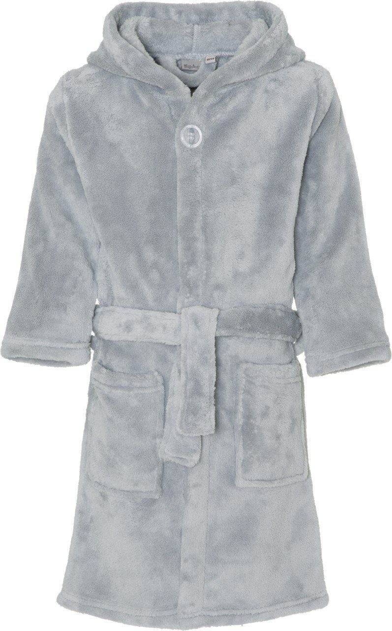 Kinderbademantel Fleece-Bademantel uni