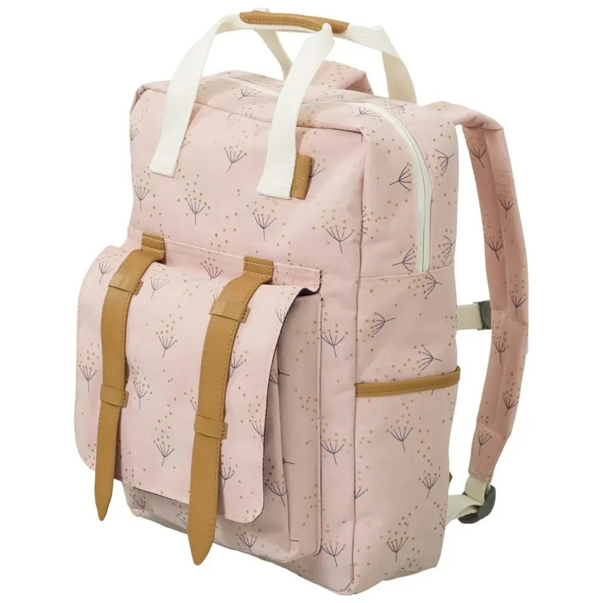 Fresk Kinderrucksack Kinderrucksack groß Löwenzahn rosa