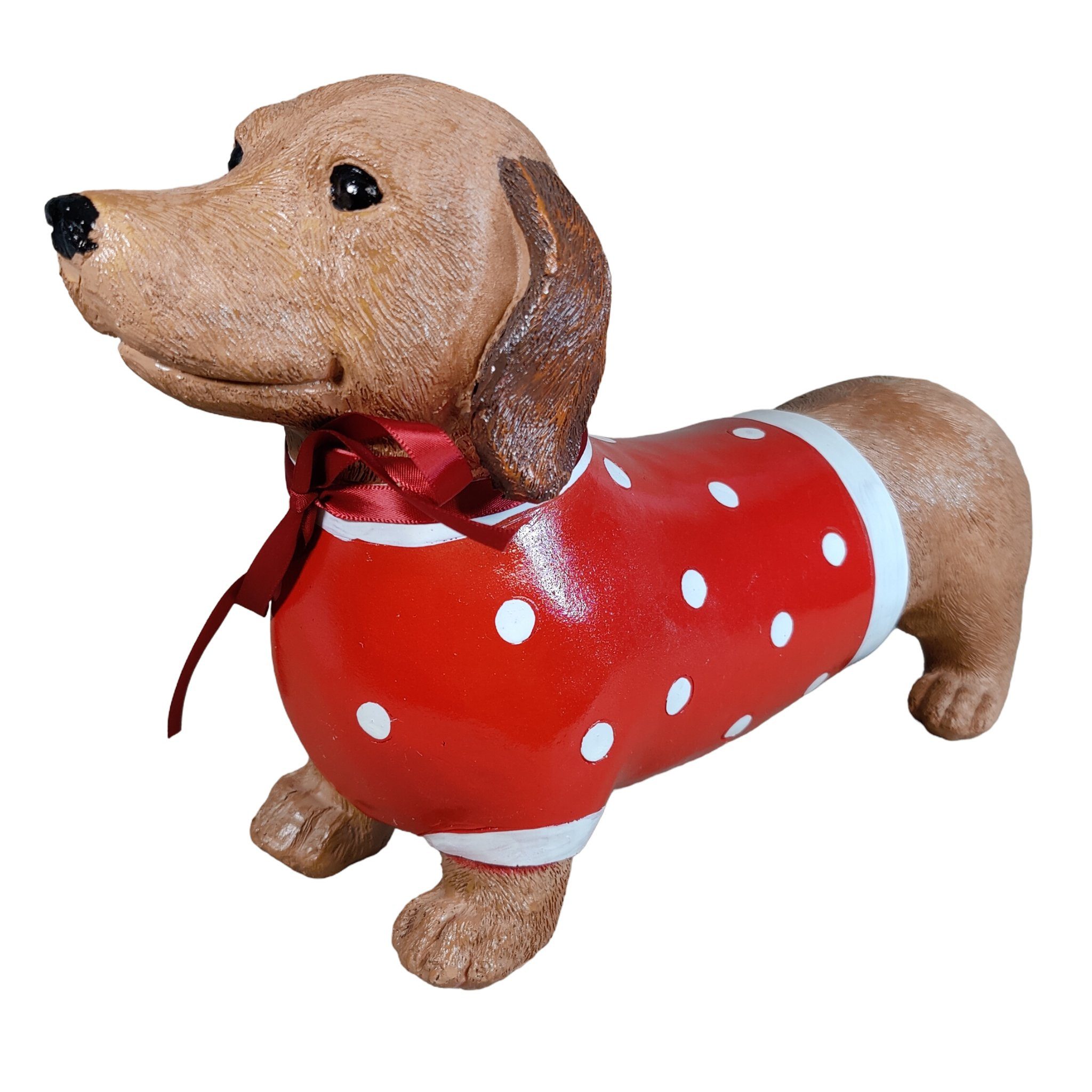 colourliving Tierfigur Dackel Duo Monique & François – Handbemalte Hundefigur (1 St), 2 verschiedene Dackel zu Auswahl: Monique oder François