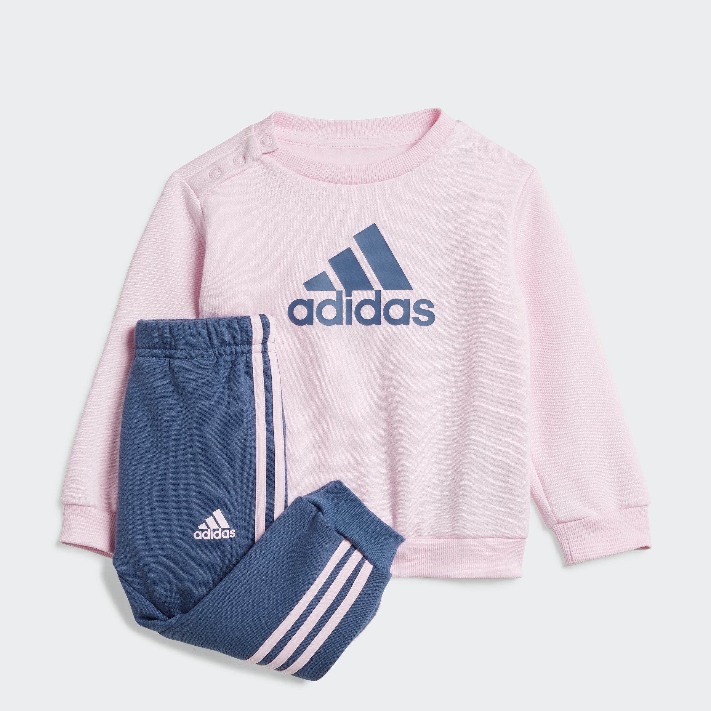 adidas Sportswear Trainingsanzug I BOS LOGO JOG (Set, 2-tlg) CLPINK/PRLOIN