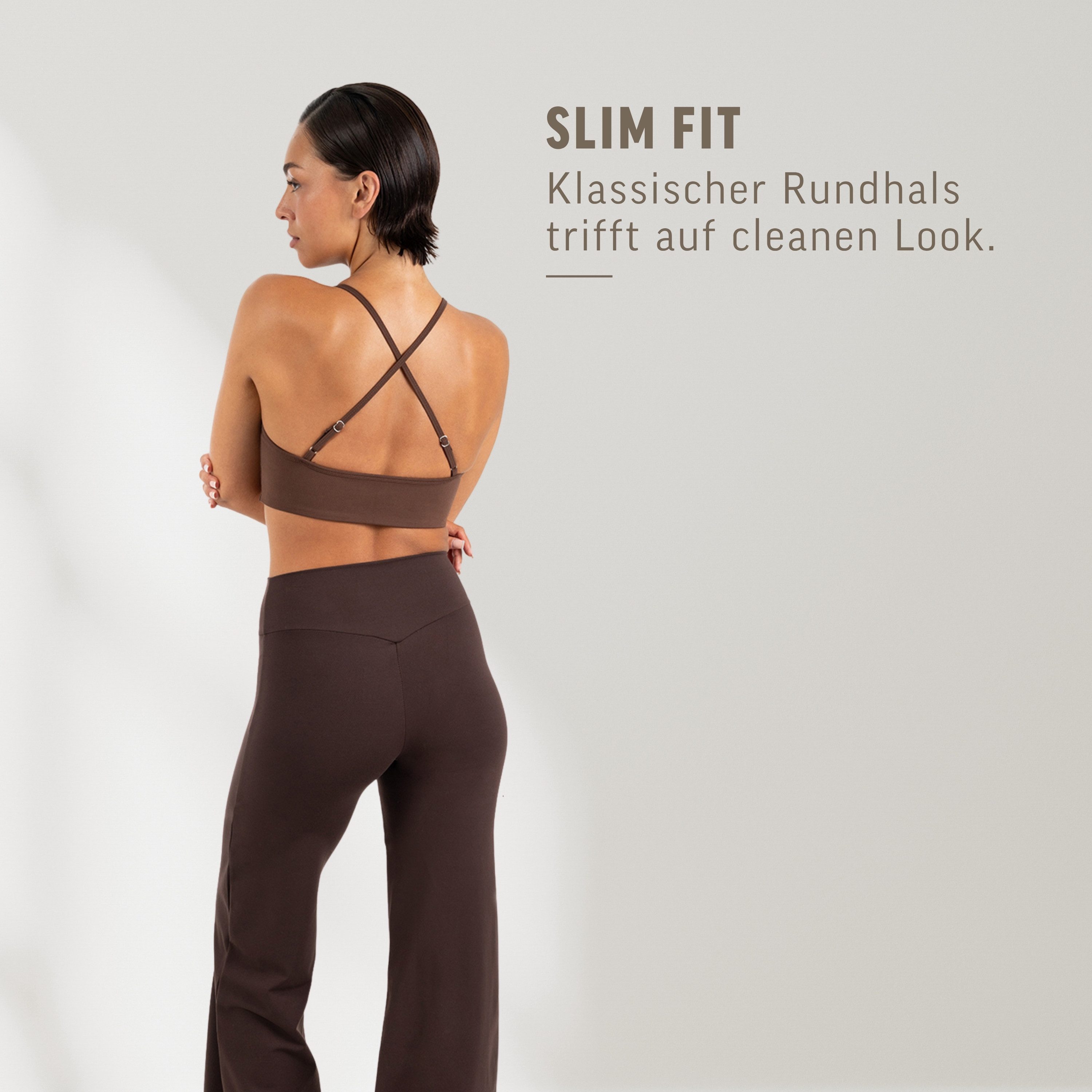 Smilodox Sport-BH Suvi Damen, Bustier, Slim Fit, Fitness Top, Performance Rundhals, Stretch Support, Performance Material, Gym, Yoga – Bild 3 von 5