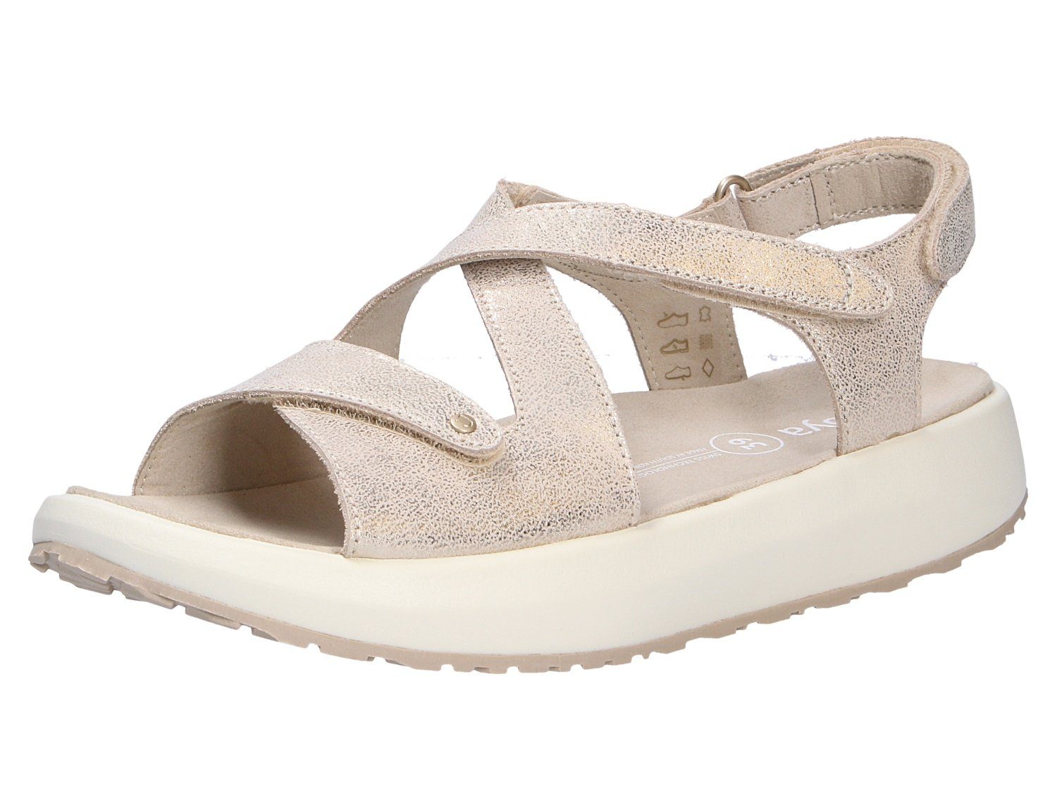 Joya JENNY LIGHT GOLD Sandale Weicher Gehcomfort