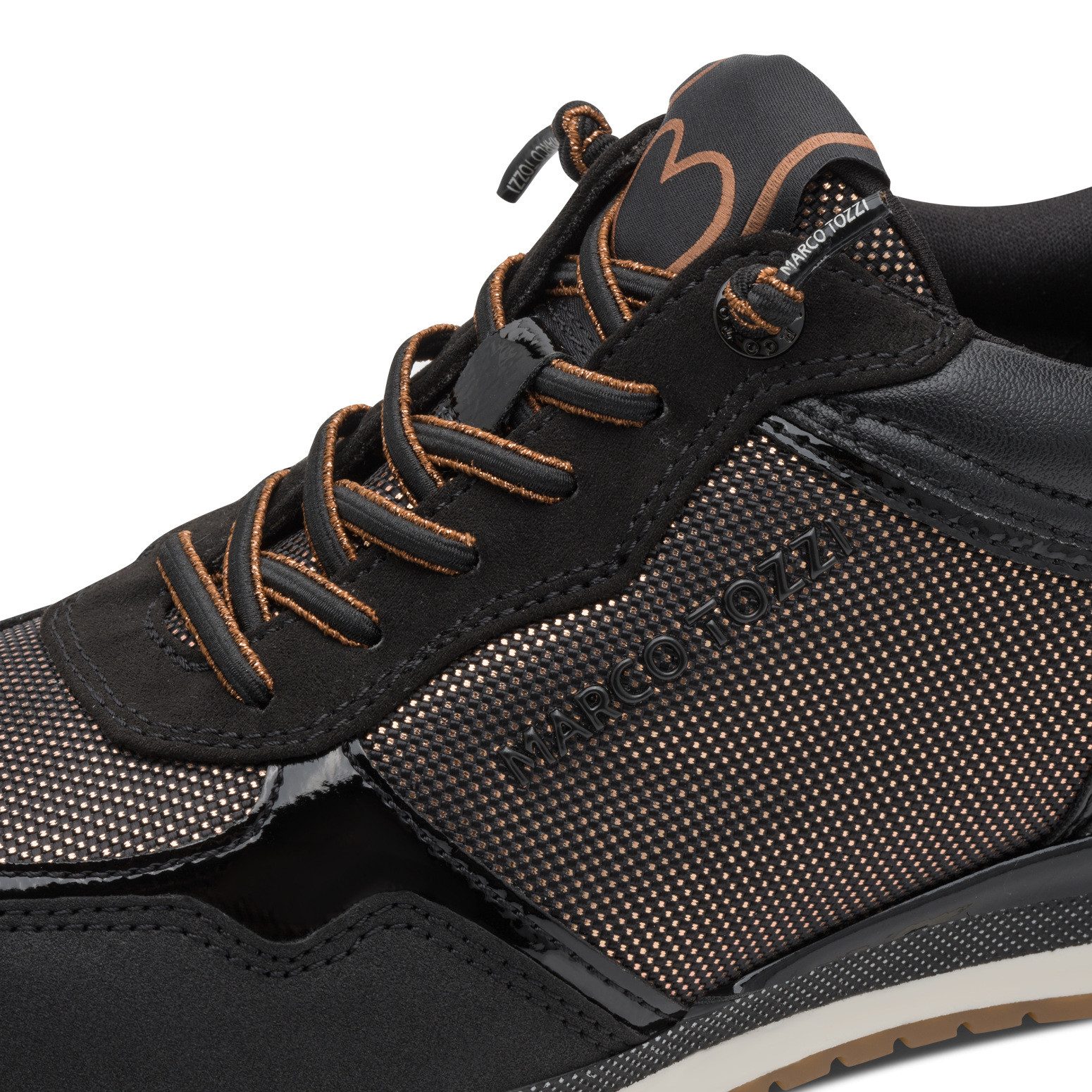 MARCO TOZZI Slip-On Sneaker, Freizeitschuh, Halbschuh, Schnürschuh mit Feel Me-Ausstattung