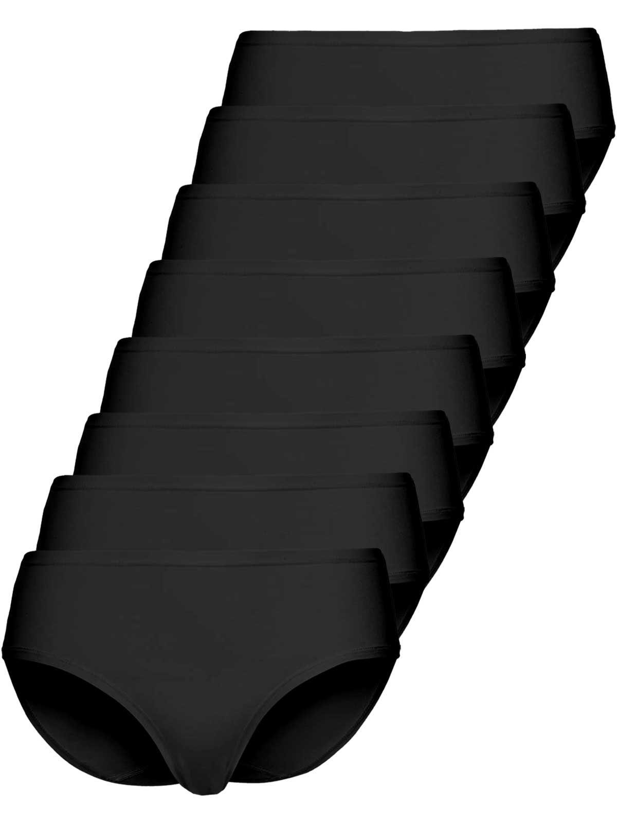 Sassa Hüftslip 8er Sparpack Slip Midi CASUAL COMFORT (Spar-Set, 8-St) Zwickel