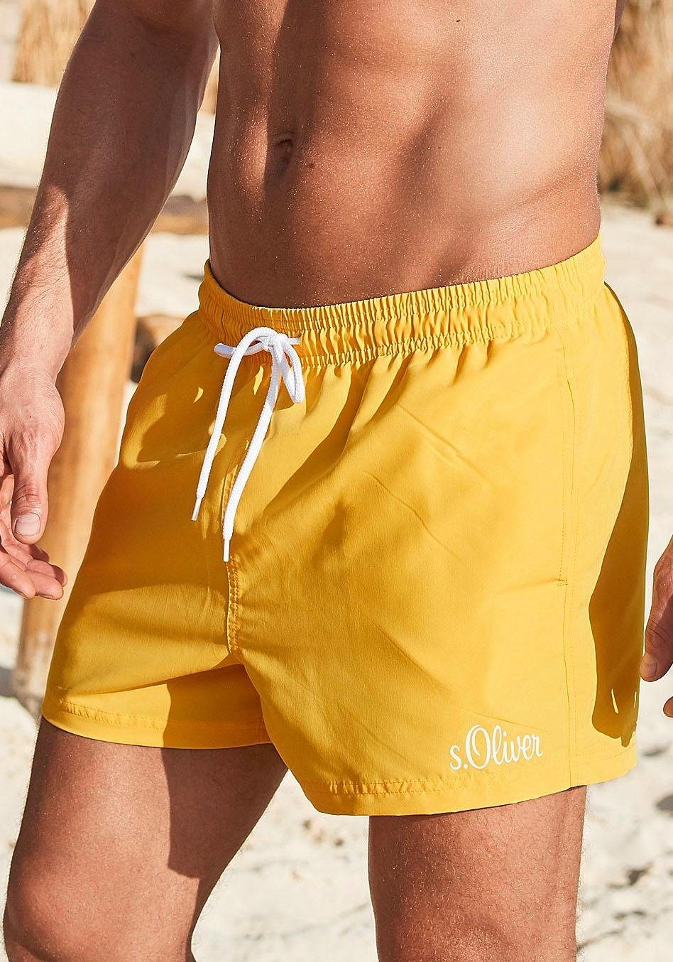 s.Oliver Badeshorts mit komplementärem Farbdesign