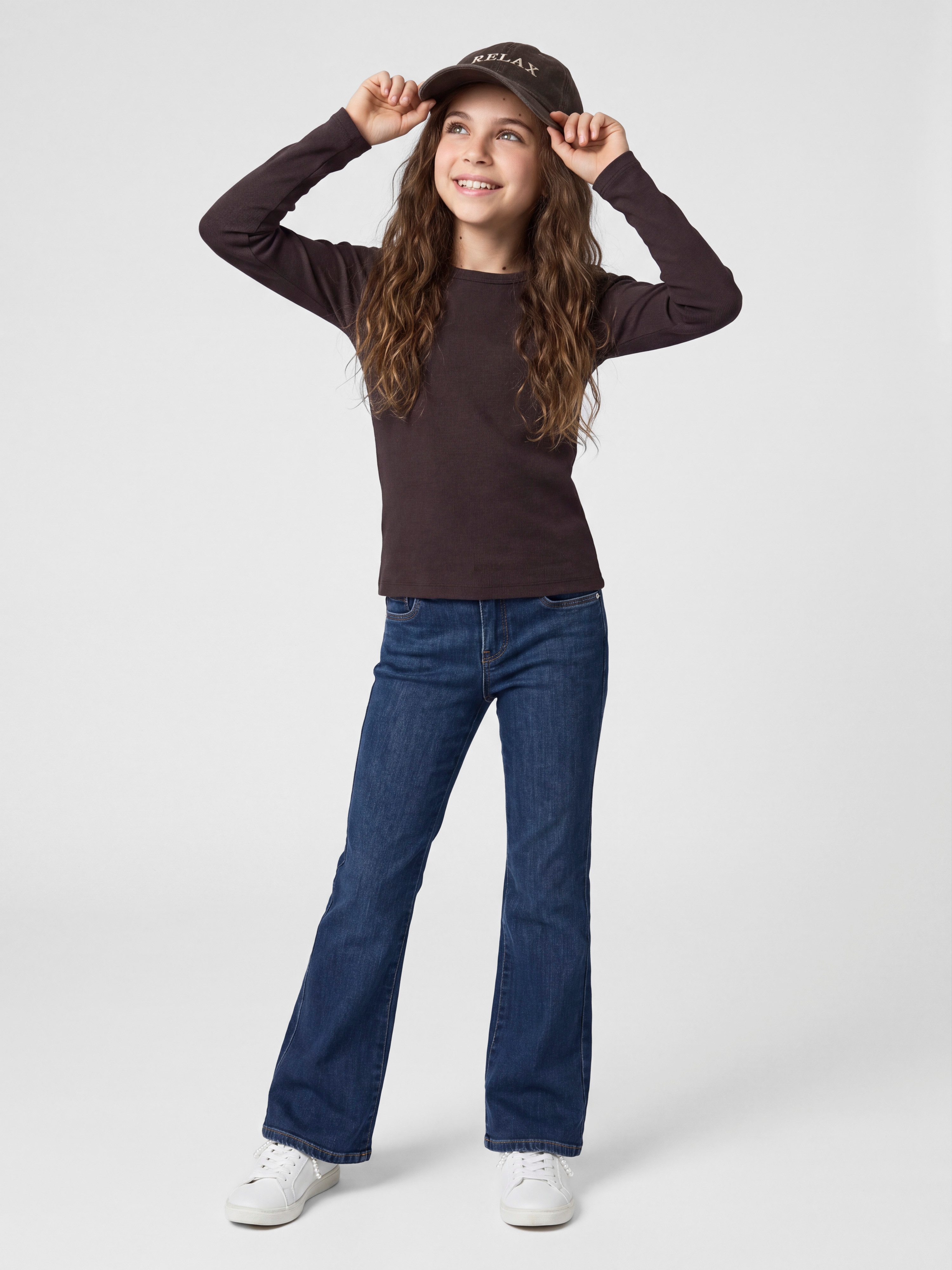Name It Bootcut-Jeans NKFPOLLY SKINNY BOOT JEANS 1142-AU NOOS mit Stretch – Bild 2 von 5