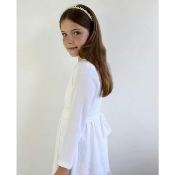Verasposa Partykleid Kommunionkleid Ella weiß lang Blumenmädchenkleid