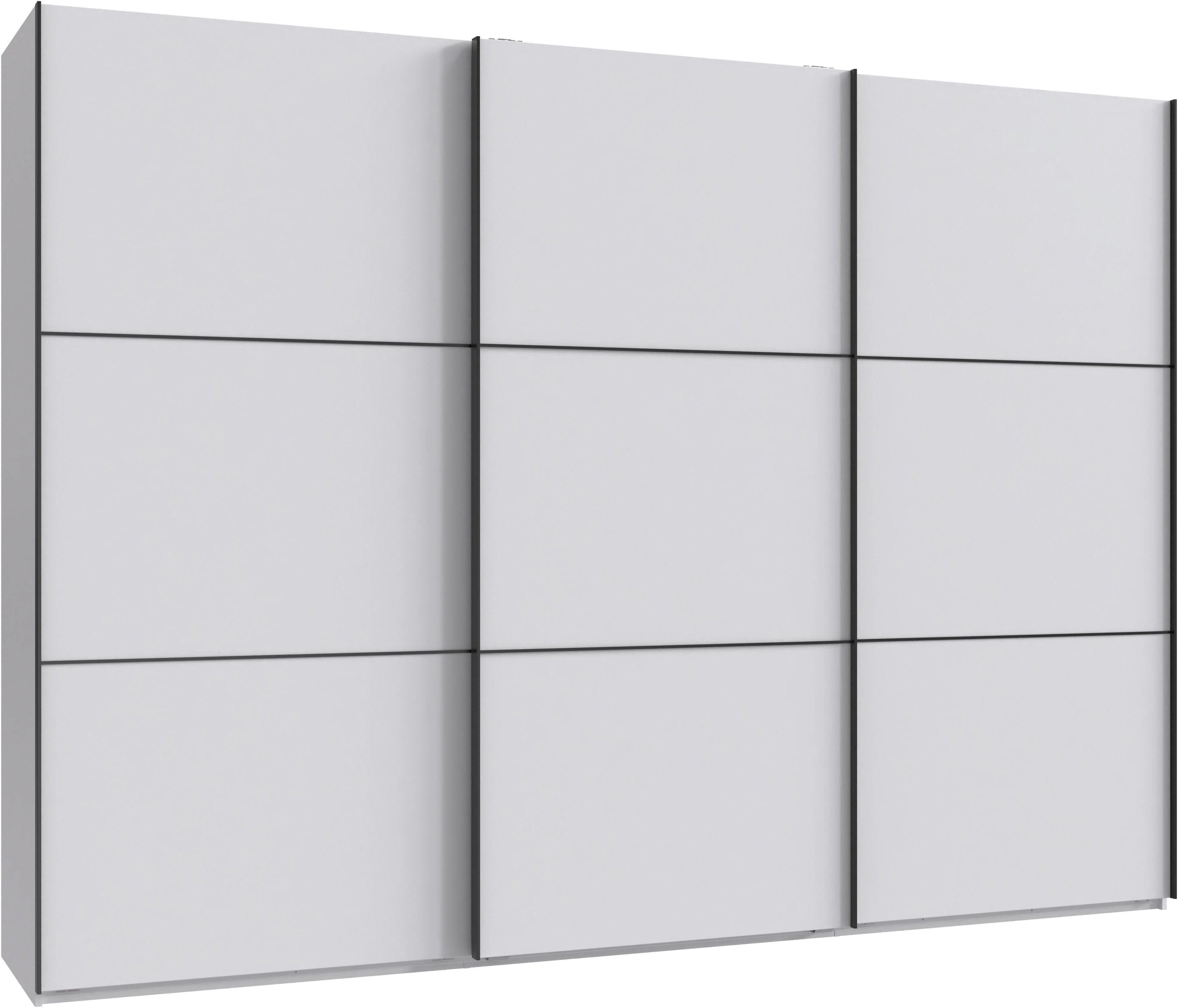 Wimex Kleiderschrank Indiana by fresh to go, wahlweise mit oder ohne Spiegel (INKLUSIVE Innenausstattung und Selbsteinzug für die Türen) große Breiten250 oder 300cm, mit oder ohne Glasfront, Made in Germany