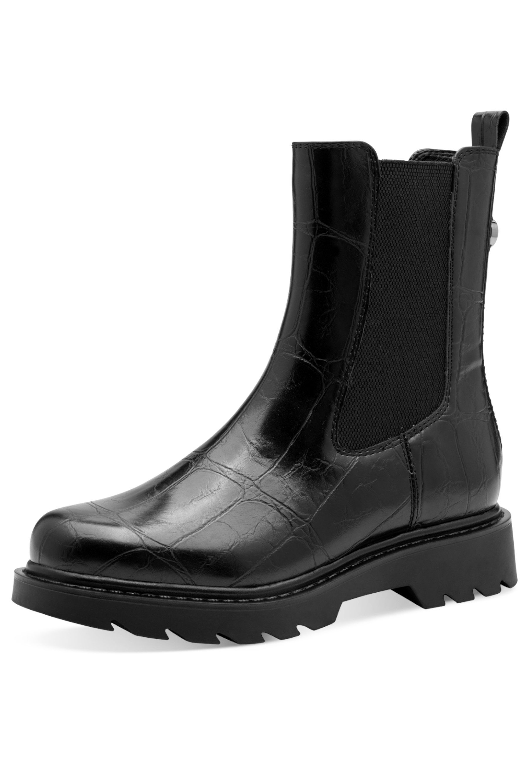 Tamaris 1-25411-45 028 Black Croco Stiefelette