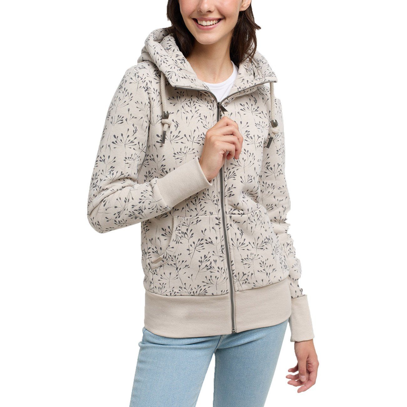 Ragwear Hoodie NESKA FLOWERY ZIP NESKA FLOWERY ZIP