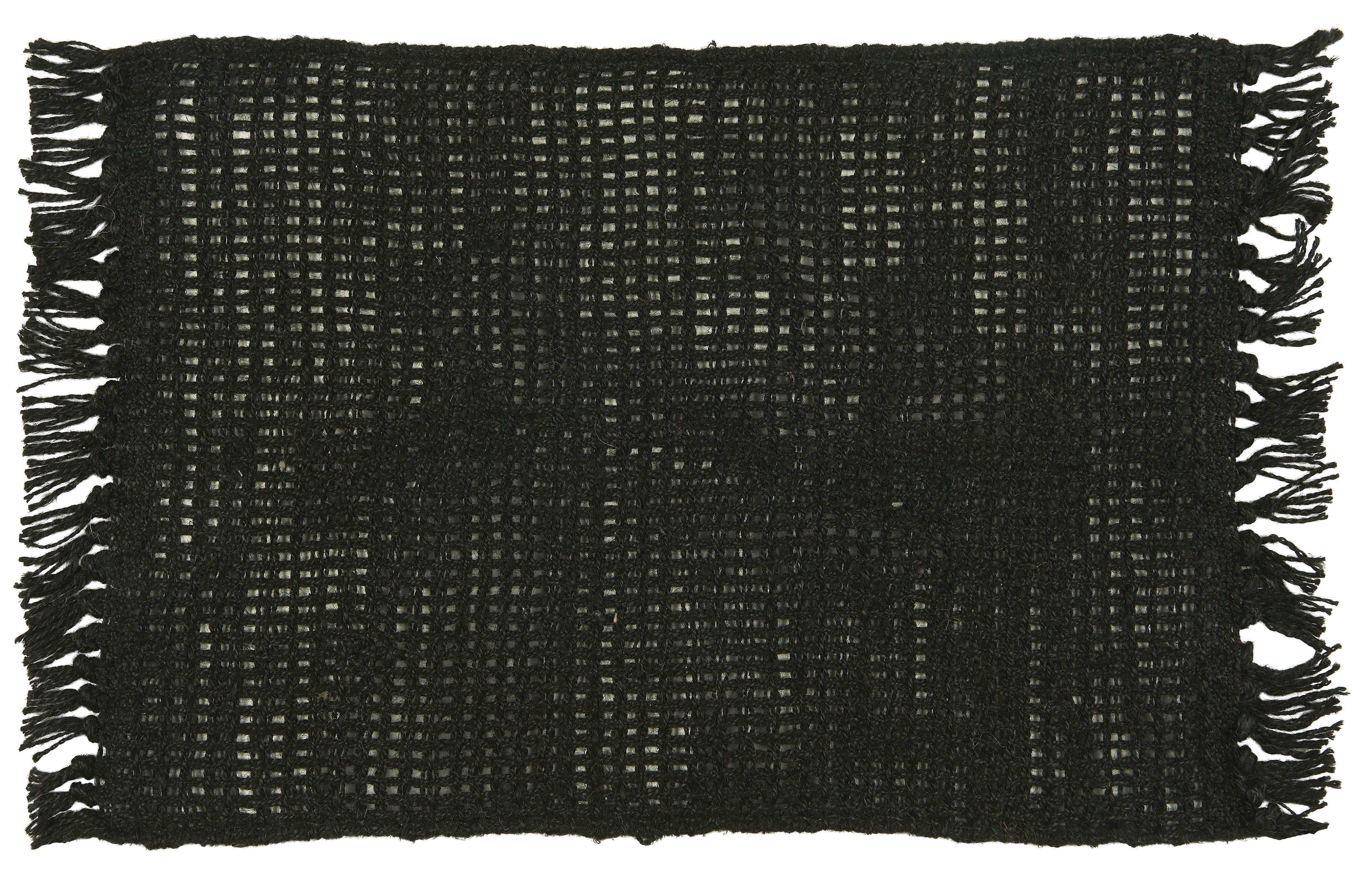 Ib Laursen Platzset Platzmatte Tischmatte Tischset Platzset Schwarz Jute Ib Laursen