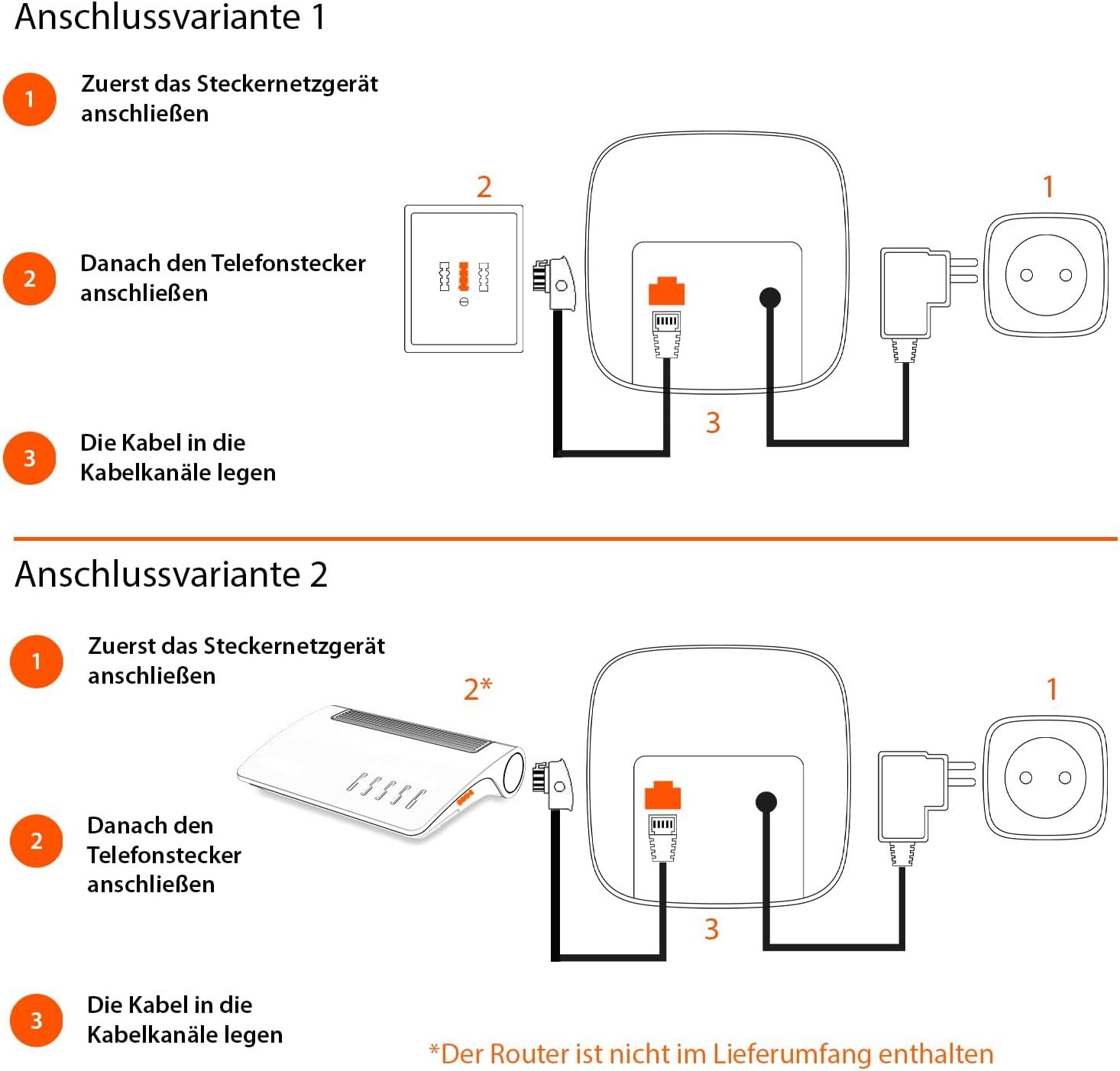 Gigaset E290 Duo Schnurloses DECT-Telefon (Mobilteile: 2)