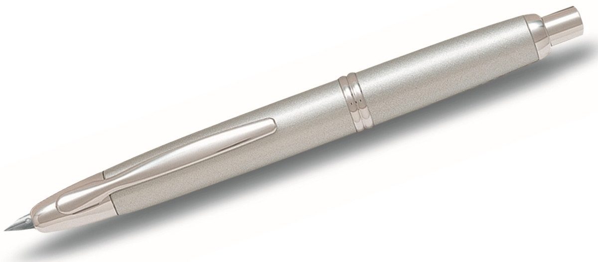 Pilot Pen Füllfederhalter Füllfederhalter Capless Rhodium F silber