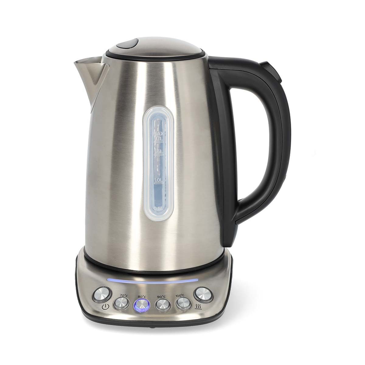 Nedis Wasserkocher KAWK8000WIFI, 2.7 l, 2200 W, Wi-Fi, Temperaturwahl 70-100°C, Keep-Warm, App-Steuerung, 360° drehbar