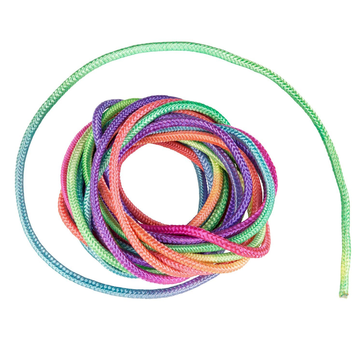 Idena Spiel Idena 40188 - Gummi-Twist für Kinder, 4,5 m langes Seil in bunten