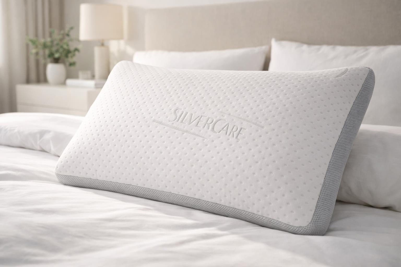 möbelando Kopfkissen Wolkentraum, Rückenschläfer, Seitenschläfer, Bauchschläfer, GEL EFFECT-Schaumstäbchen zum Aufschütteln - 40x80 cm