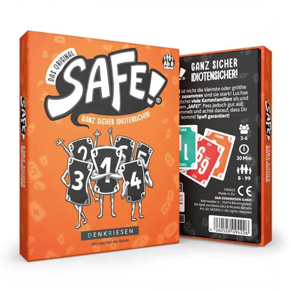 Denkriesen Spiel DENKRIESEN - Safe!® Das Original - Ganz sicher idiotensicher!