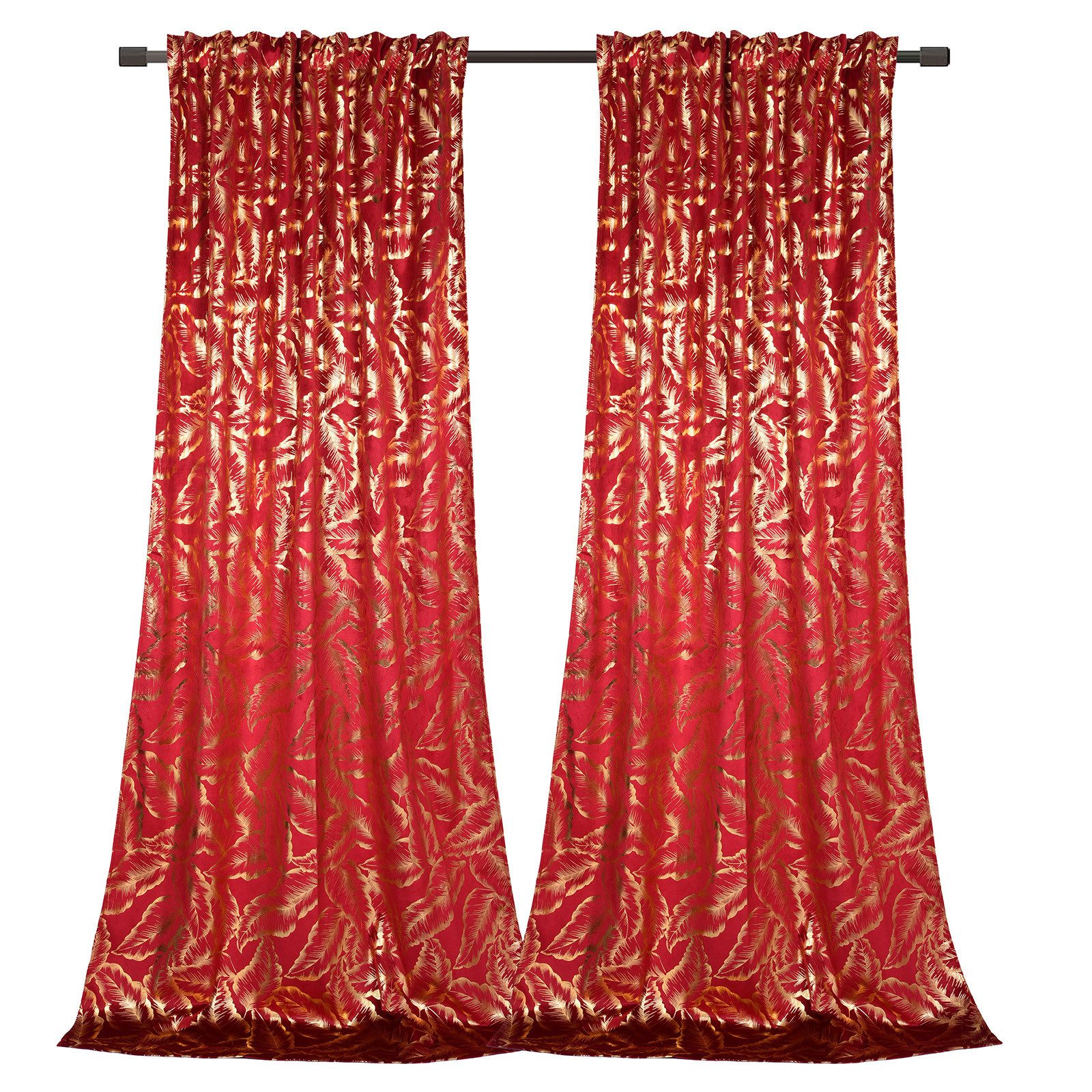 BTTO V&G Verdunkelungsvorhang 2-teiliger Samtvorhang Weihnachtsvorhang günstig online kaufen
