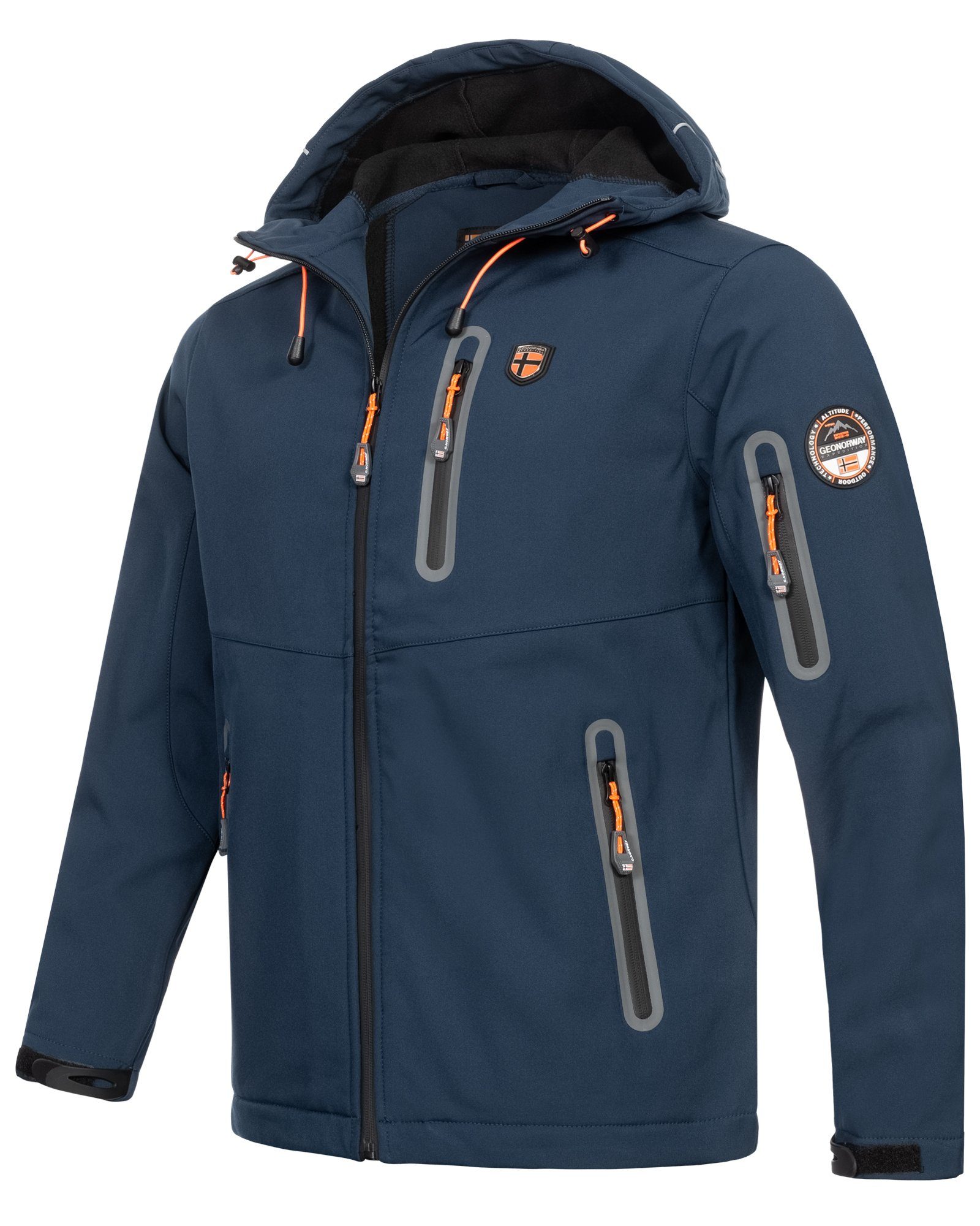 Geographical Norway Softshelljacke Herren Frühlings Jacke Softshell Jacke Windbreaker Übergangs Regen