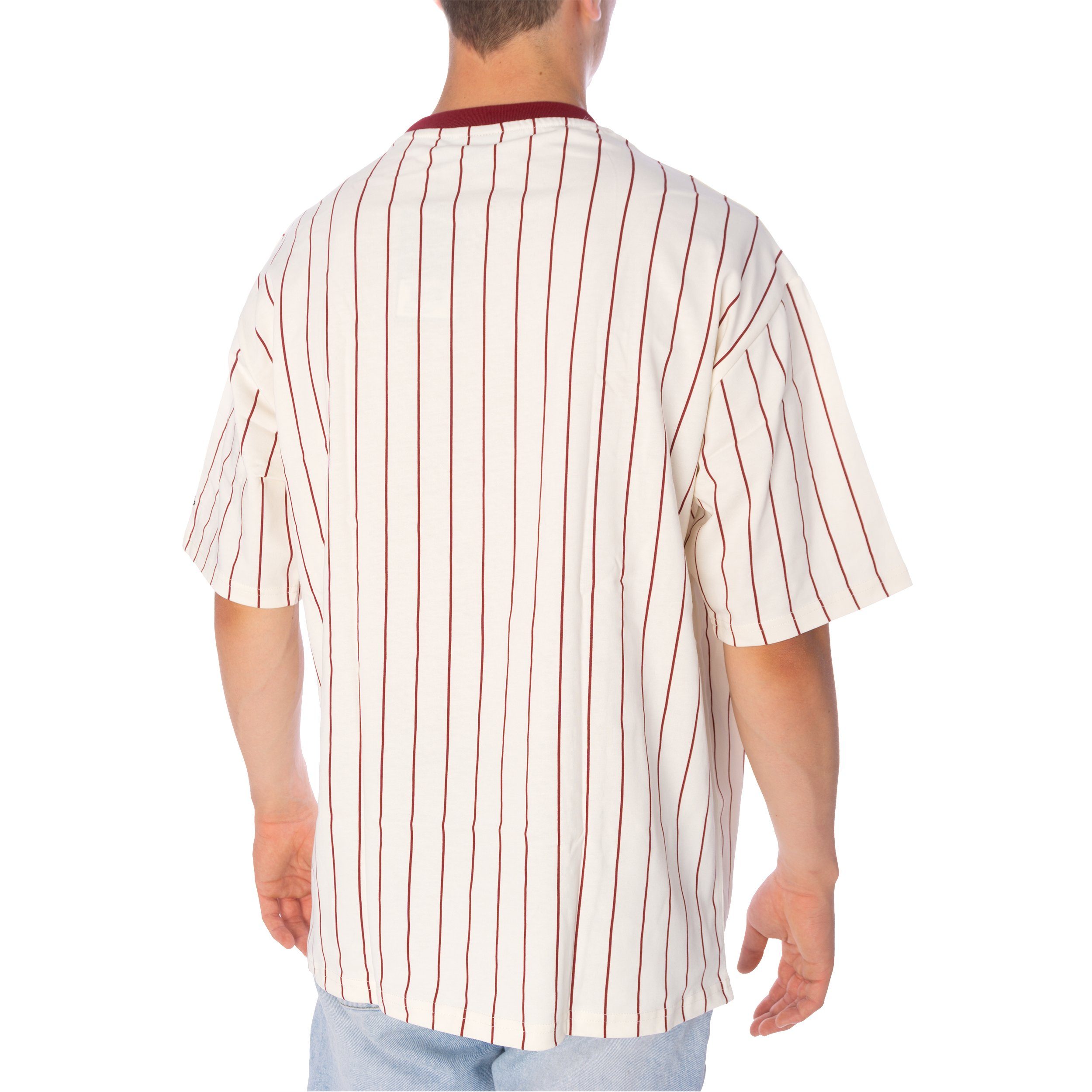 New Era T-Shirt T-Shirt New Era Pinstripe (1-tlg) Nadelstreifmuster