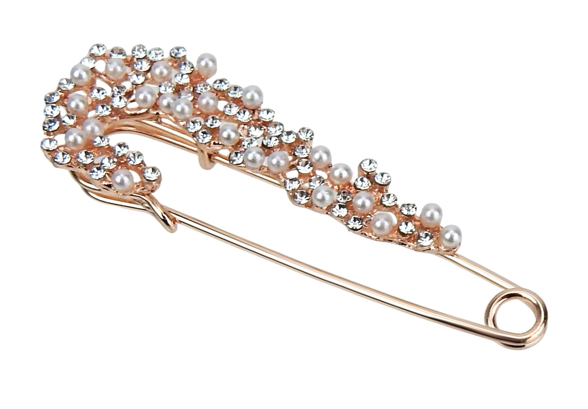 Ella Jonte Anstecknadel, Brosche silber oder rotgold weiß Verschlussnadel P günstig online kaufen