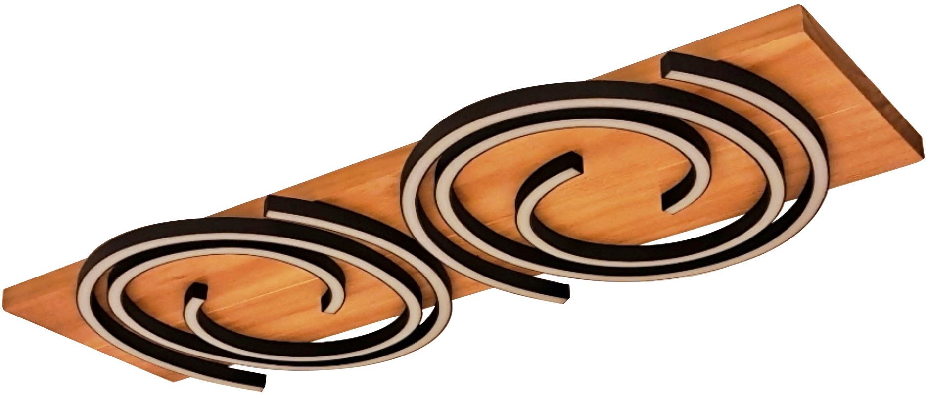 ECO-LIGHT LED Deckenleuchte LED-Deckenleuchte RIFIA, LED fest integriert, Warmweiß