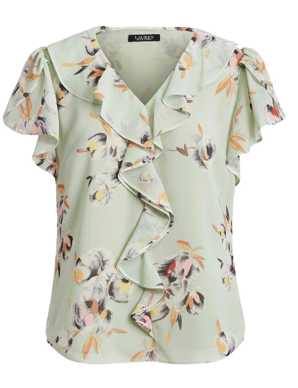 Blusentop Damen "Lauren" Florale Crinkled Georgette Top