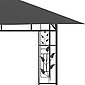 vidaXL Partyzelt »Pavillon mit Moskitonetz & LED-Lichterkette 4x3x2,73m Anthrazit«, Bild 8