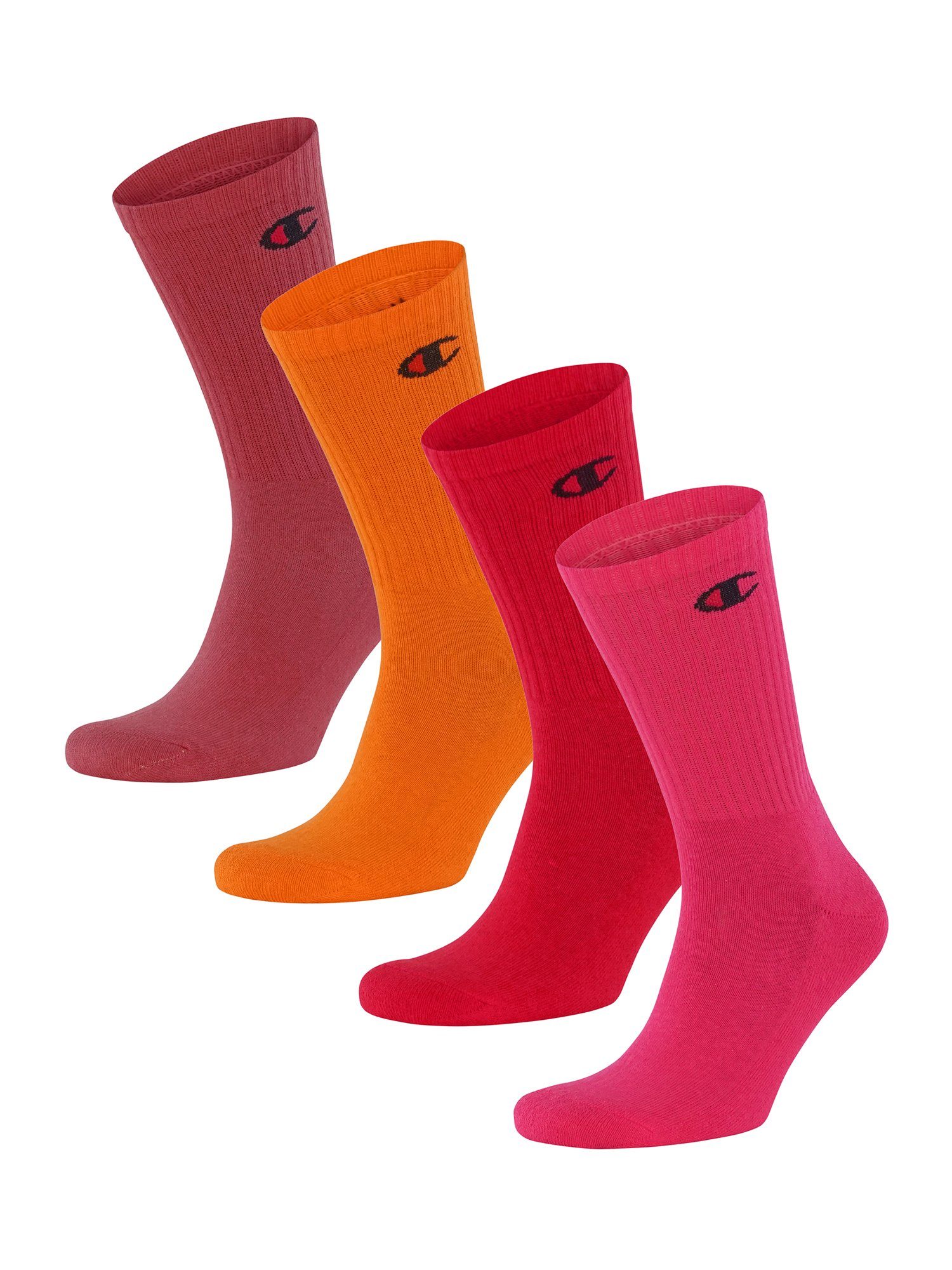Champion Freizeitsocken Crew Socks Pastel (4-Paar) Shades of red