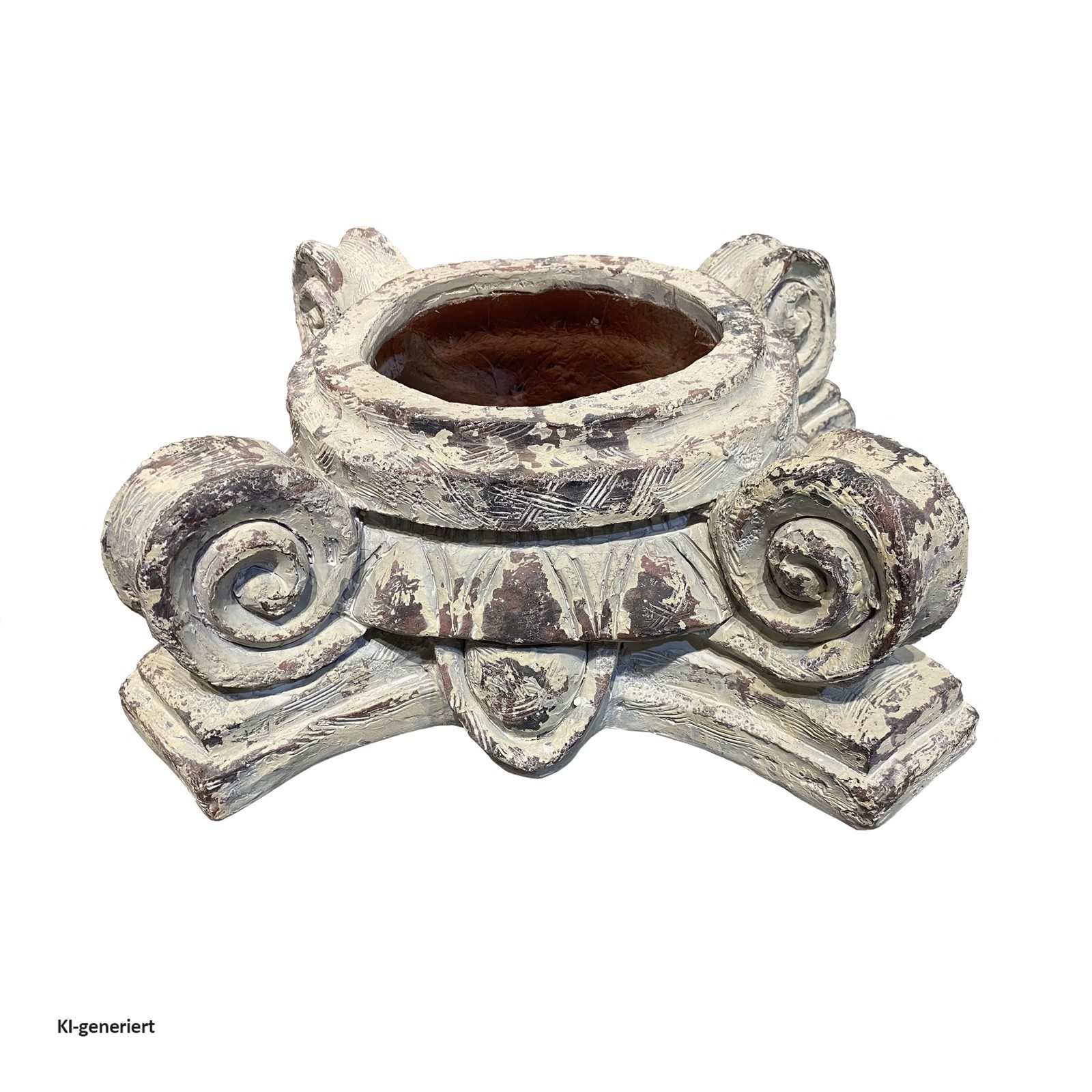 HTI-Living Pflanzkübel Pflanzgefäß Apollon Blumenkübel Volute (Stück, 1 St., 1 Pflanzgefäß ohne Dekoration), Pflanzkübel Gartendeko Antike