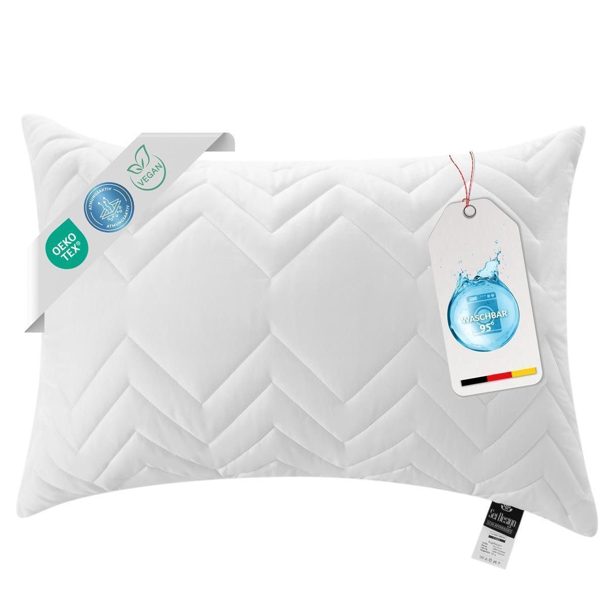 SEI Design Microfaserkissen Mikrofaser 50x70 - NORDIC Collection, Füllung: günstig online kaufen