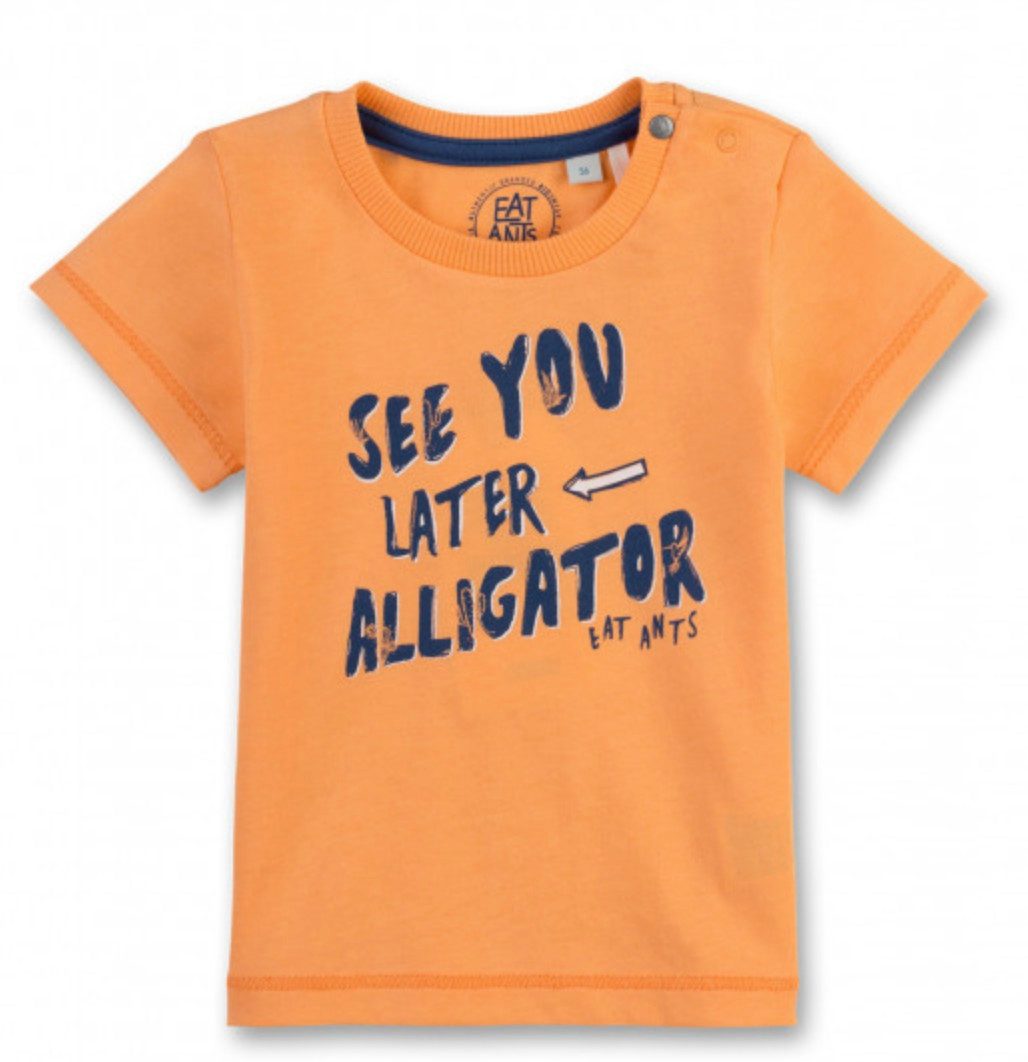 Eat Ants BY SANETTA T-Shirt Baby T-Shirt mit Statement Print aus Baumwolle, Jungen Shirt