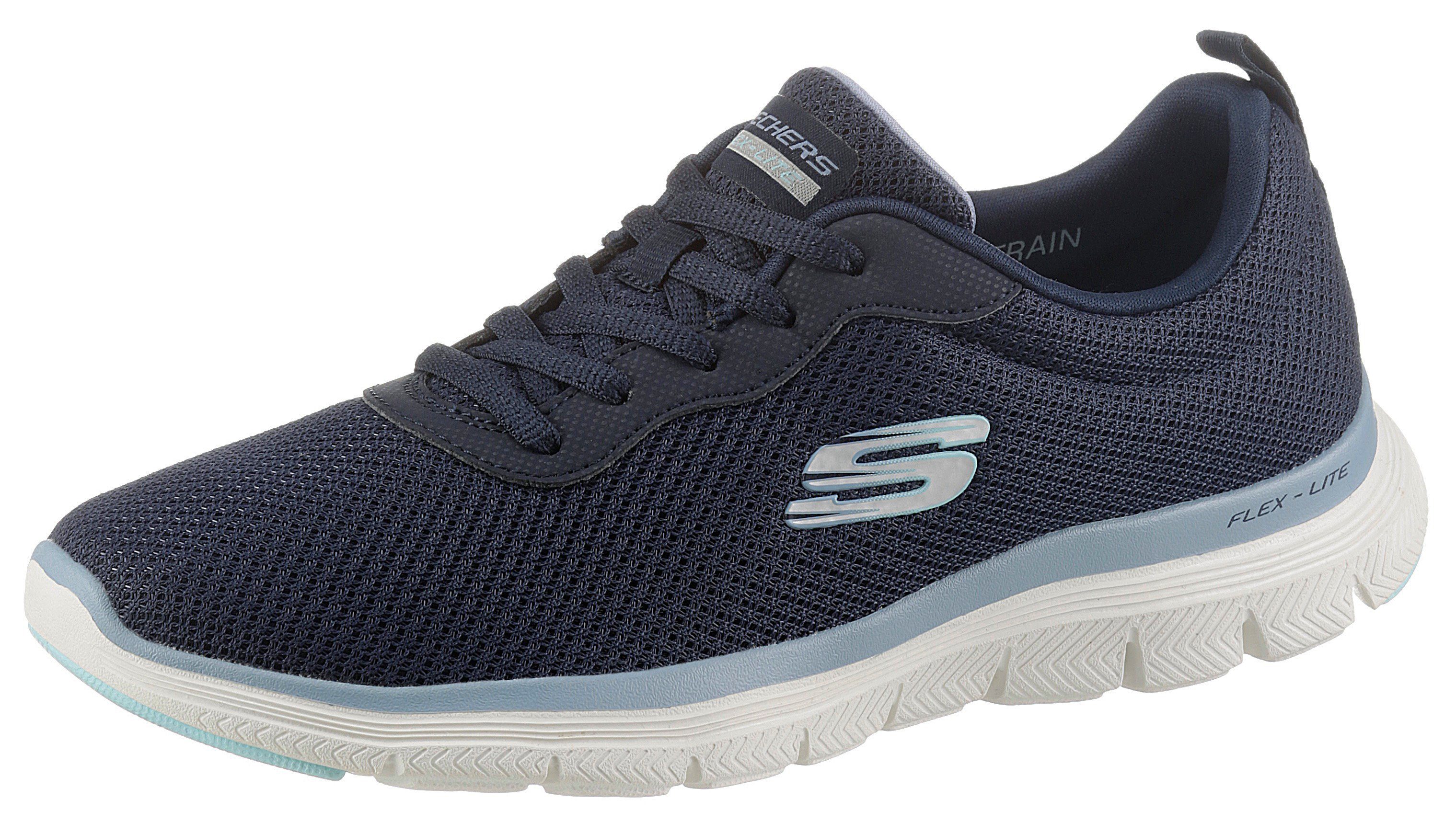 Skechers FLEX APPEAL 4.0 BRILLINAT VIEW Sneaker Freizeitschuh, Halbschuh, Schnürschuh mit Air Cooled Memory Foam