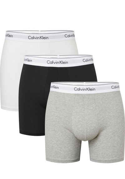 Calvin Klein Underwear Boxer (Packung, 3-St., 3er-Pack) mit Logoschriftzug am Білизнаbund