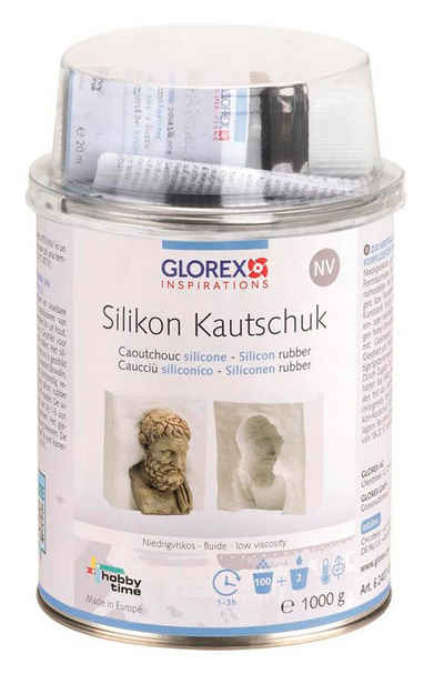 Glorex Modelliermasse Silikon-Kautschuk, 1000 g