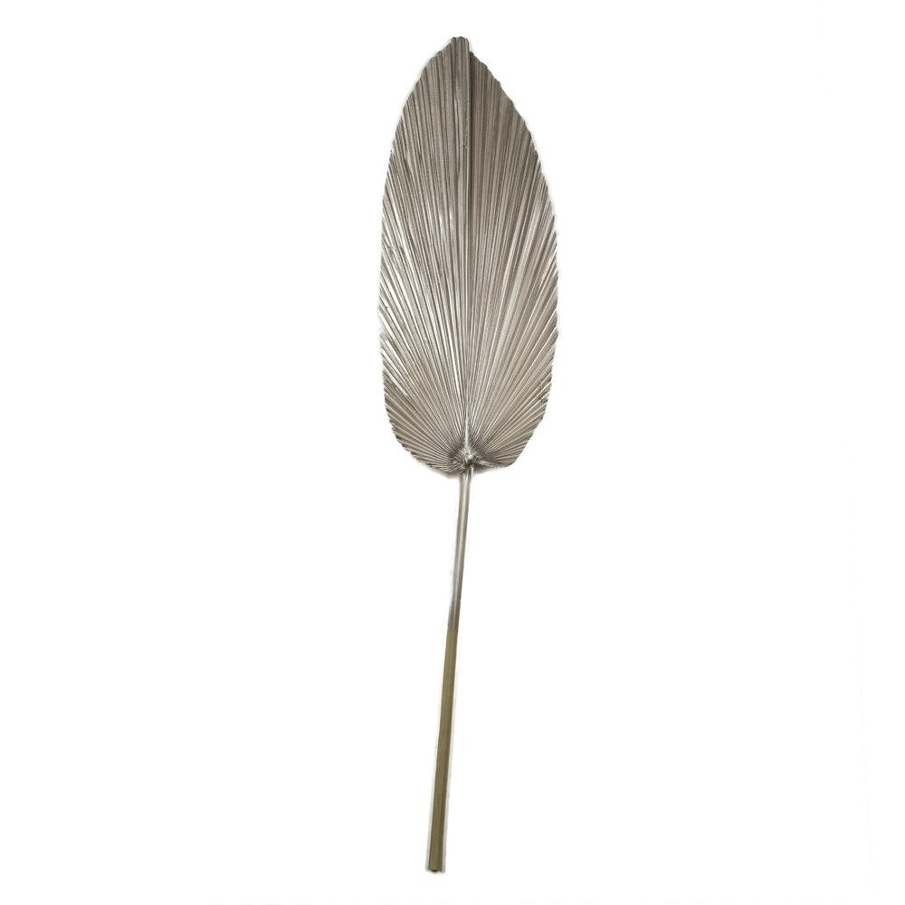 Kunstpalme Kunstbaum Washingtonia Palmenblatt DAIANE, champagner, 100cm Washingtonpalme, artplants, Höhe 100 cm