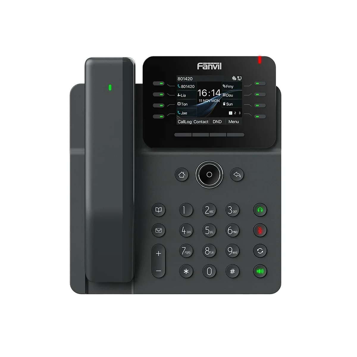 Fanvil Fanvil V62 Pro IP-Telefon Schwarz 12 Zeilen LCD Kabelgebundenes Telefon