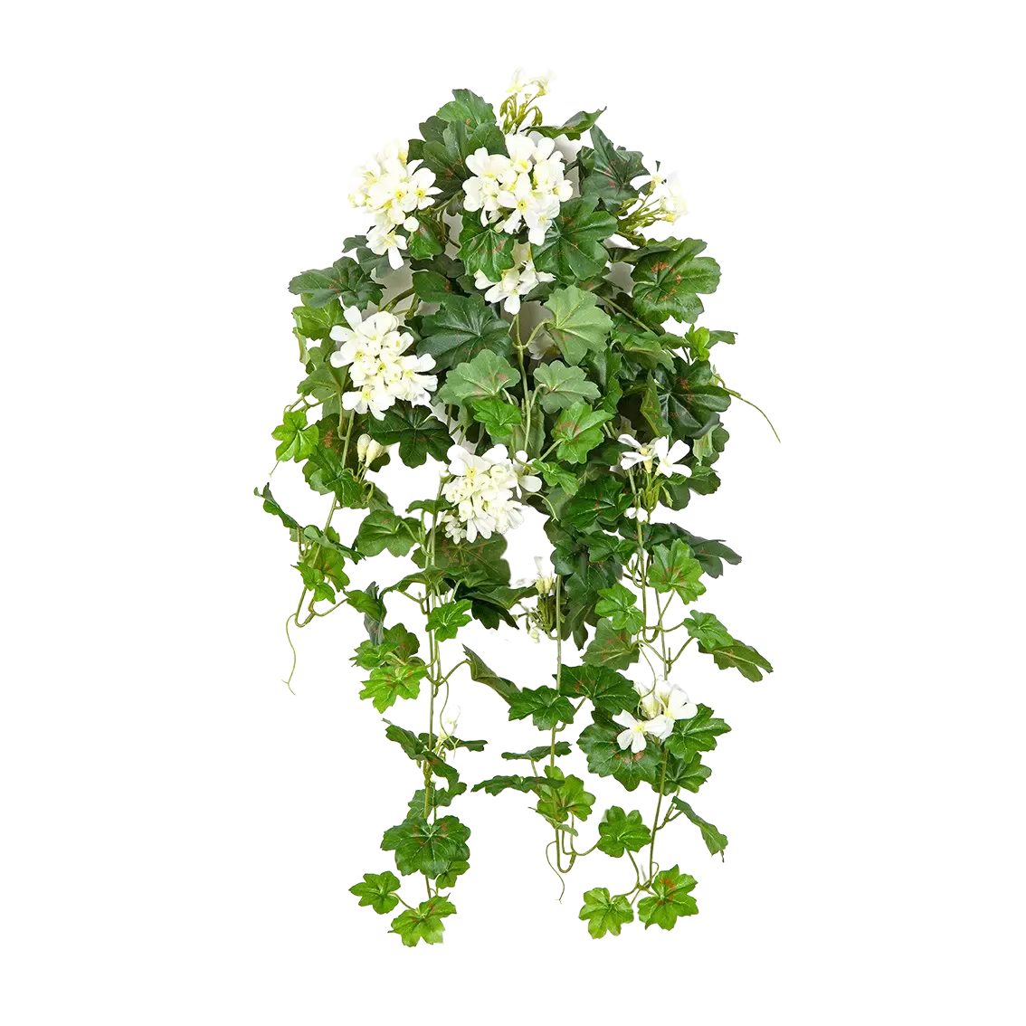 Kunstpflanze Künstliche Hänge-Geranie - Ali, 72 cm, aplanta