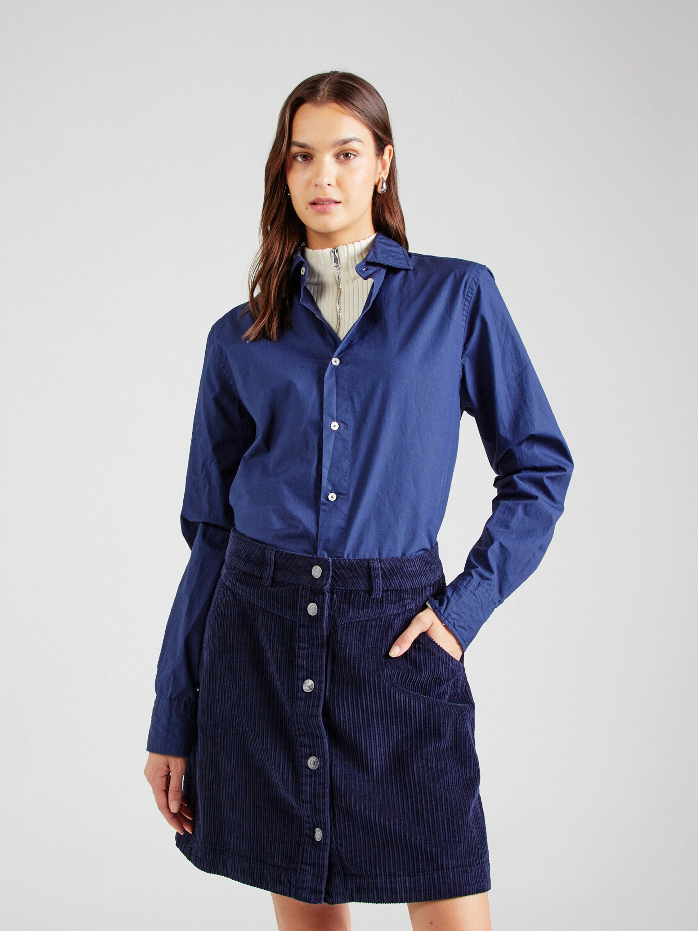 ECOALF Langarmbluse ALFREDO (1-tlg) Plain/ohne Details
