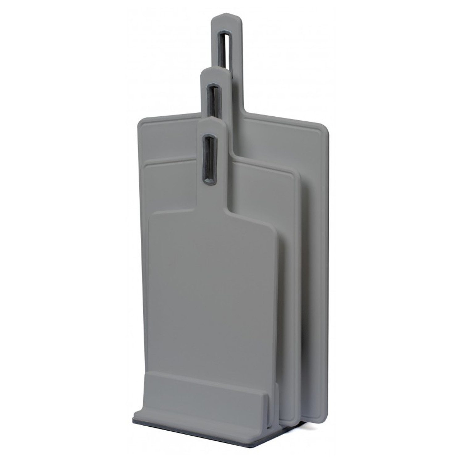 Practic Schneidebrett Satz Schneidebretter 3 Größen mit Ständer, Vegana