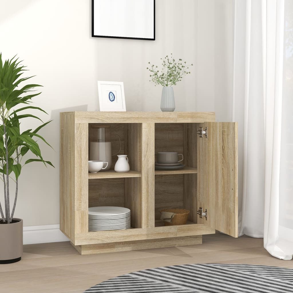 vidaXL Sideboard Sideboard Sonoma-Eiche 80x40x75 cm günstig online kaufen