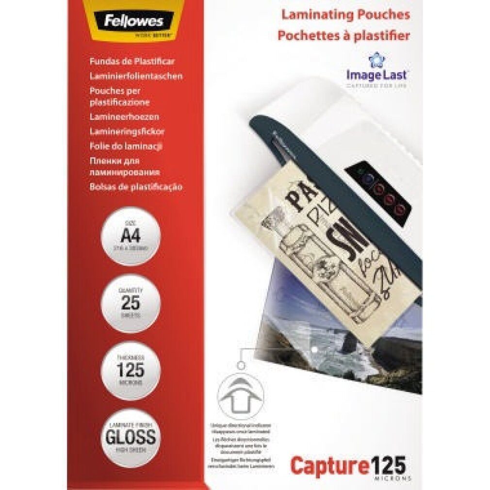 FELLOWES Druckerband Laminierfolie ImageLast 5396301 Maße: 210 x 297 mm (B x H)