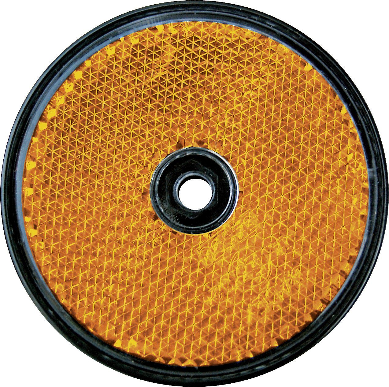 LAS Anhängerkupplung LAS Reflektor rund orange 2 Stück