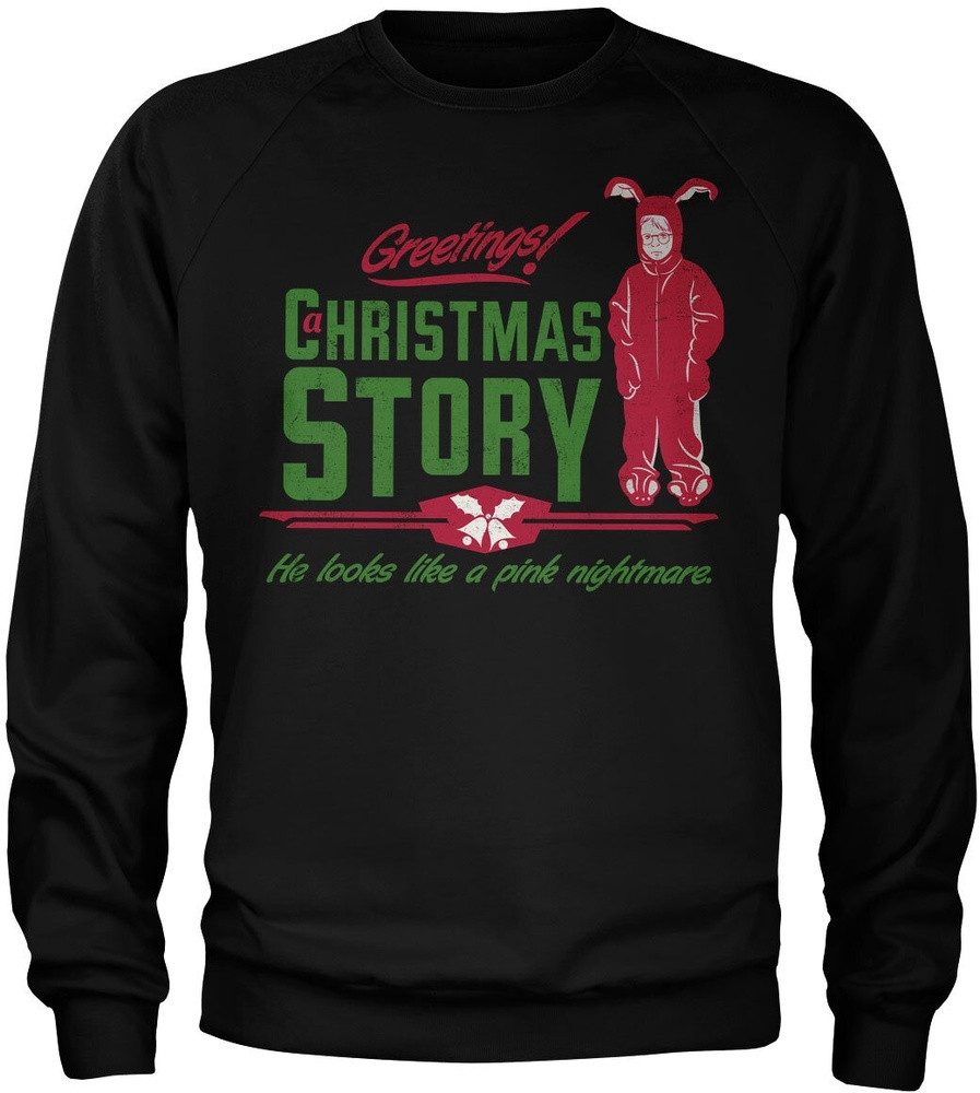 A Christmas Story Rundhalspullover Pink Nightmare Sweatshirt