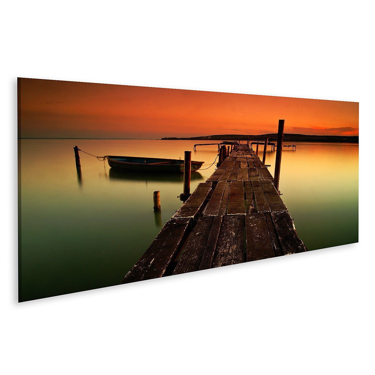 Leinwandbild Bild auf Leinwand Balaton See Wandbild Poster Kunstdruck Bilder