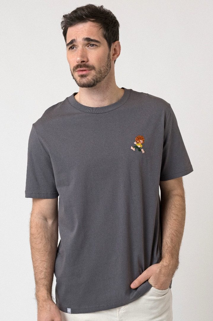 Trachtenshirt Shirt Unisex - GRANTLER KLUB: PUMUCKL - dunkelgrau