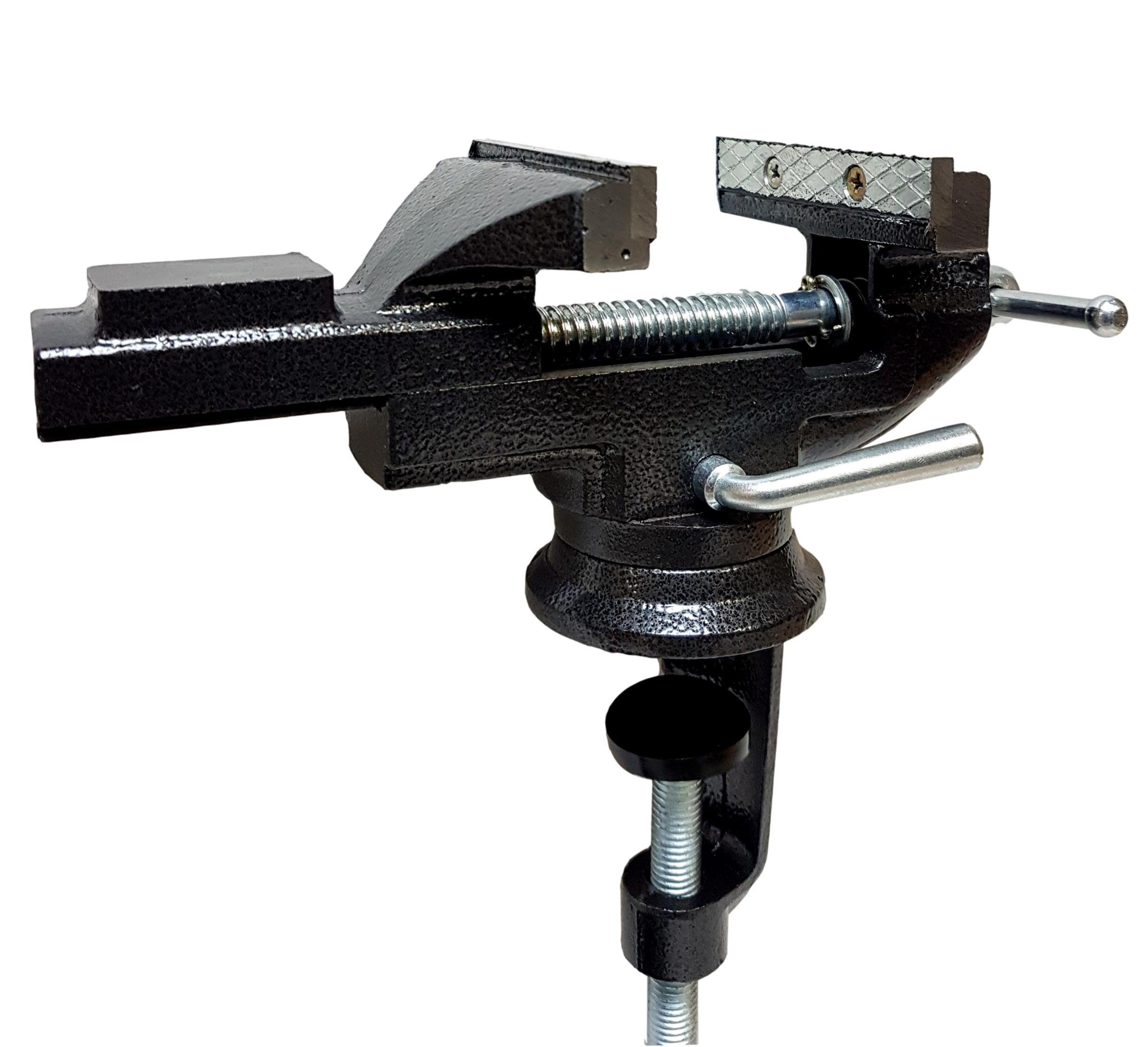 BALLSHOP Tischschraubstock 80mm - Drehbar 360°, Gu Produktbild-Vorschau 6