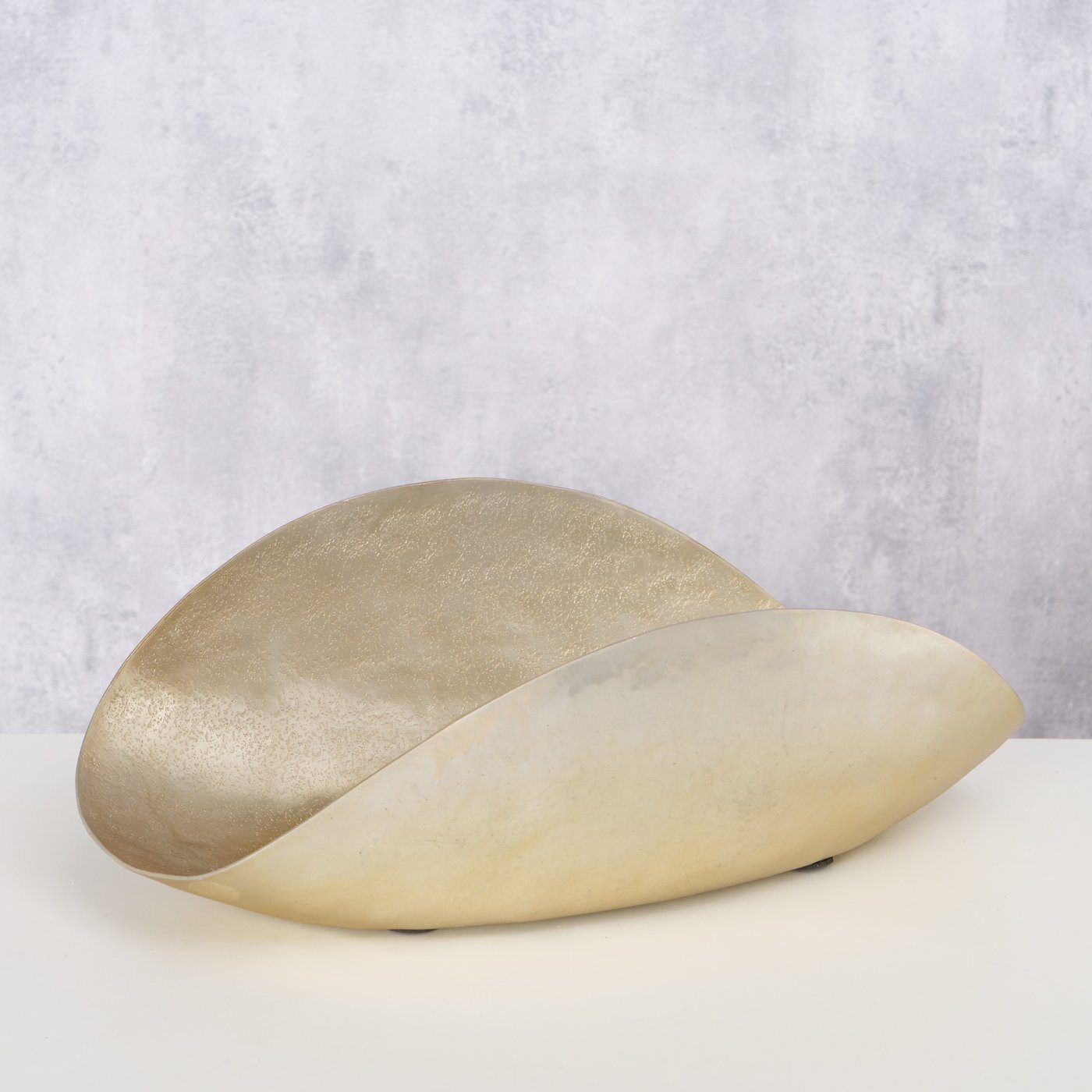 BOLTZE Dekoschale Schale Glamis goldfarben 38,5cm lang – Bild 3 von 5