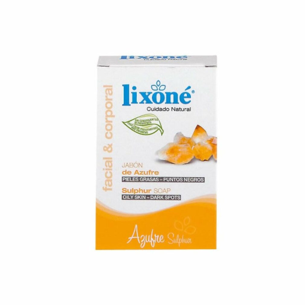 Lixone Schwefelseife 125 G – Natürliche Seife Für Fettige Haut & Mitesser
